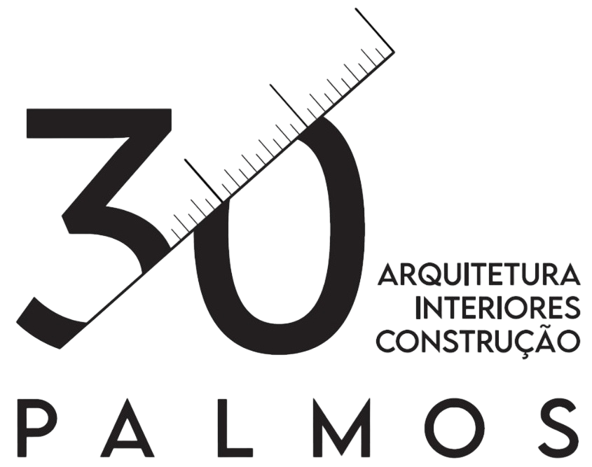 Logotipo 30 Palmos — Arquitetura, Construção e Interiores